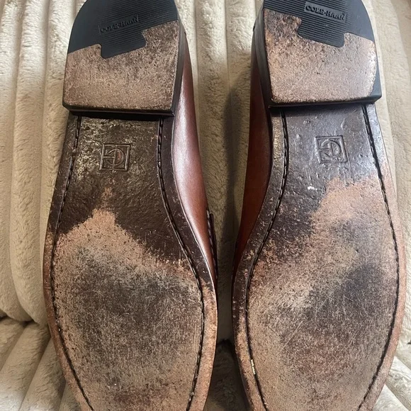 Cole Haan Pinch Tassel Loafers Men's Brown Leather Slip On Dress Shoes Size 11 - Picture 7 of 10